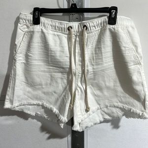 Super cute white Aerie denim shorts